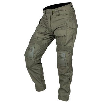 Бойові штани IDOGEAR G3 Combat Pants Olive з наколінниками 249 фото