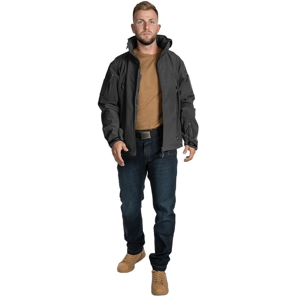 Куртка Helikon Gunfighter Softshell Shark Skin Windblocker - Shadow Grey 5794 фото