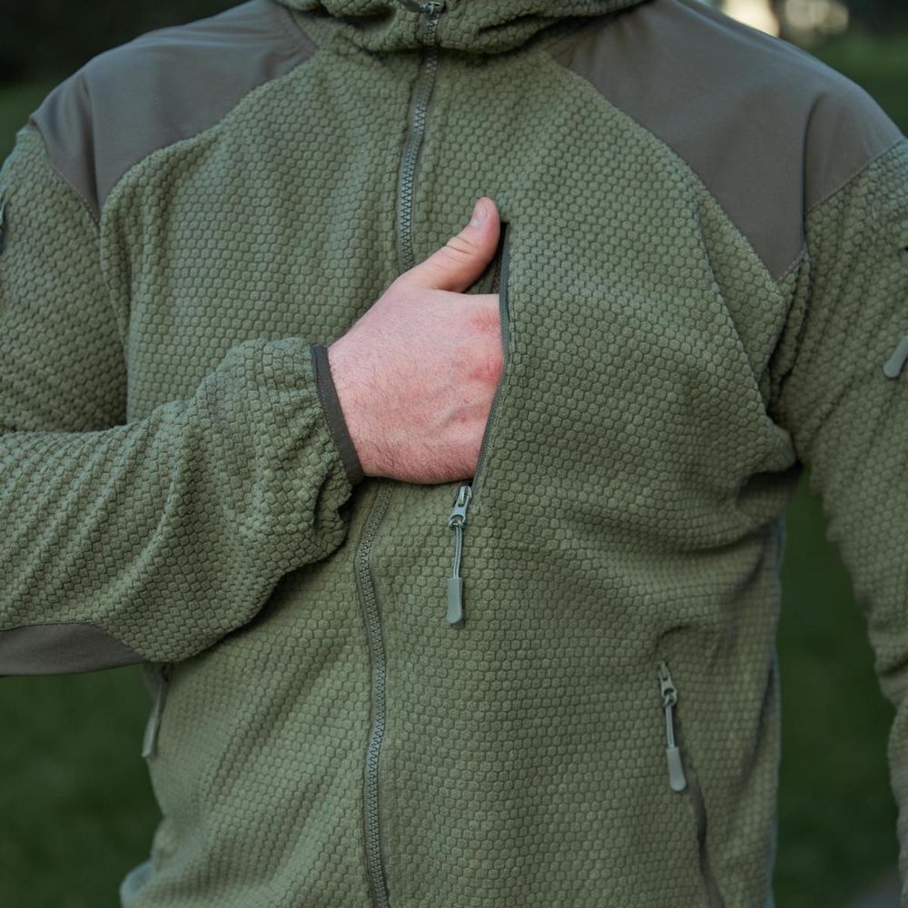 Флисовая кофта с капюшоном GEN 2 Olive 842 фото