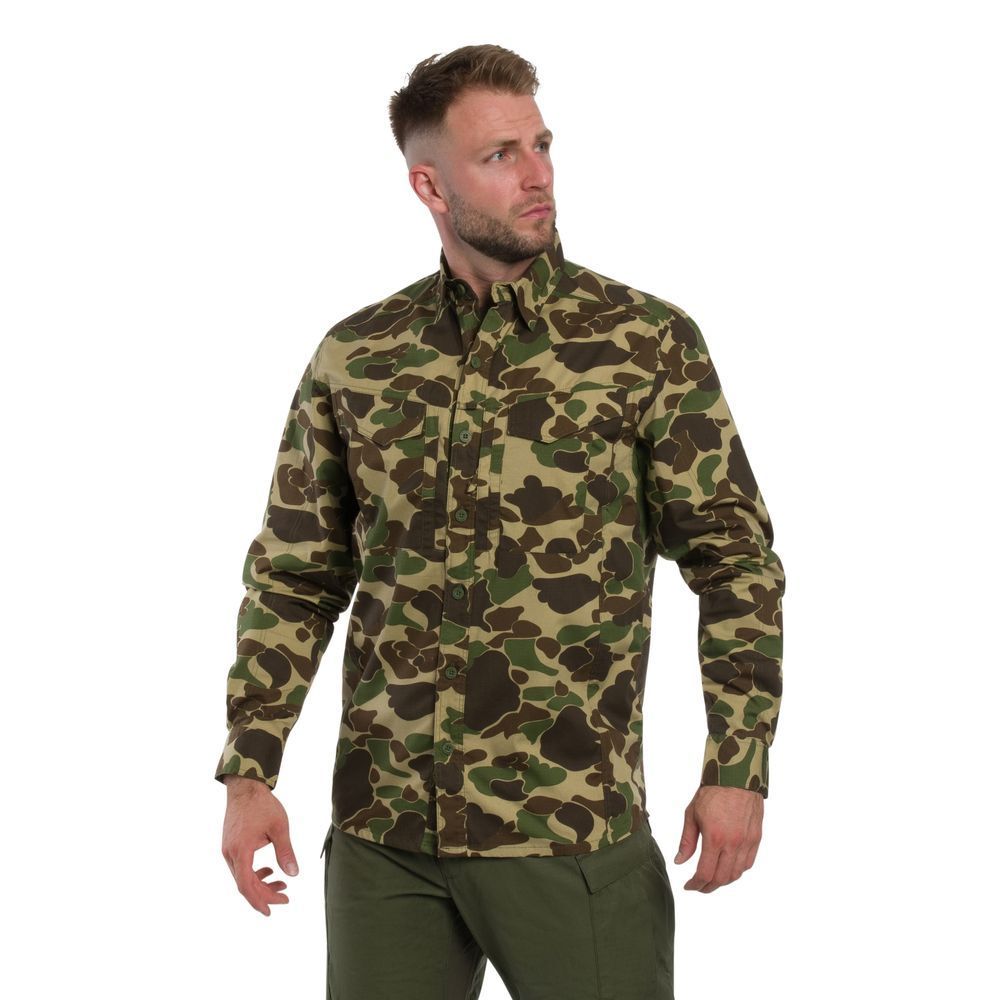 Рубашка Helikon Defender Mk2 Shirt - PolyCotton Ripstop - Duck Hunter 7605 фото