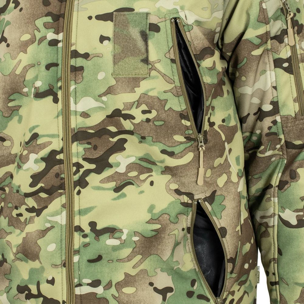Зимова тактична куртка SoftShell Omni-Heat Multicam 2170 фото