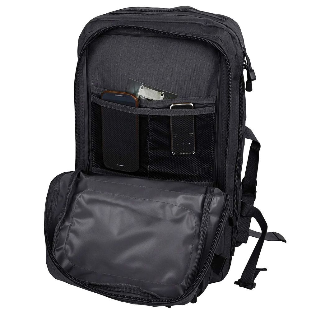 Рюкзак тактический большой MIL-TEC US Assault Large 36L Black 2770 фото