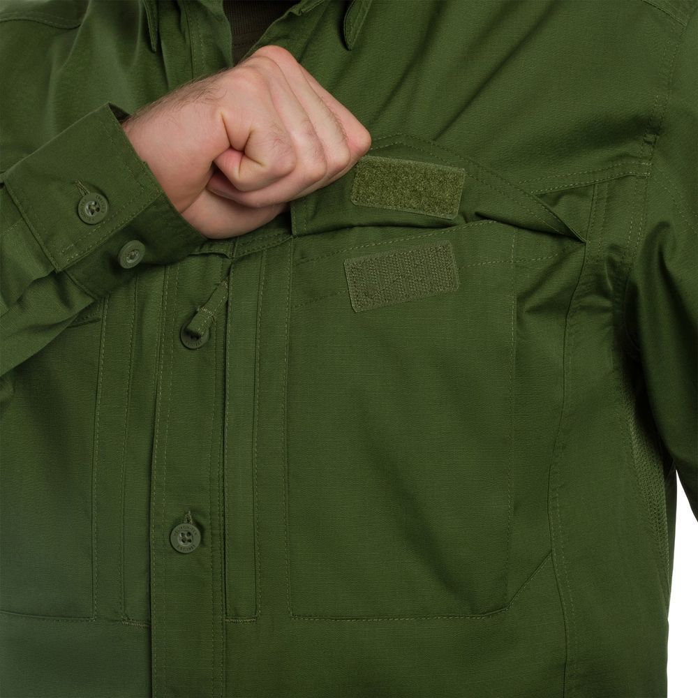 Рубашка Helikon Defender Mk2 Shirt - PolyCotton Ripstop - Pine Green 7612 фото