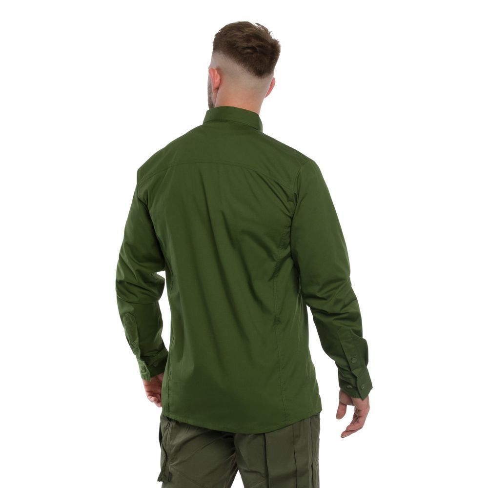 Рубашка Helikon Defender Mk2 Shirt - PolyCotton Ripstop - Pine Green 7612 фото