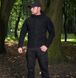 Флисовая кофта Tactical Army с капюшоном Black  802 фото 1