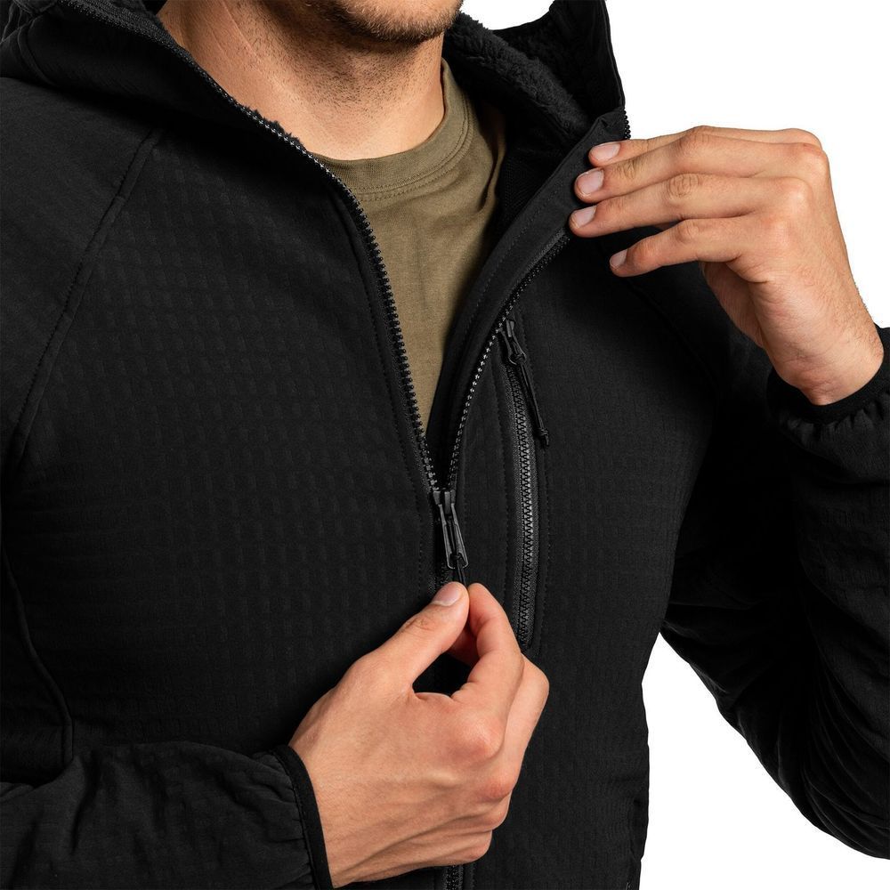 Флісова кофта Helikon Patriot Pro Black 6357 фото