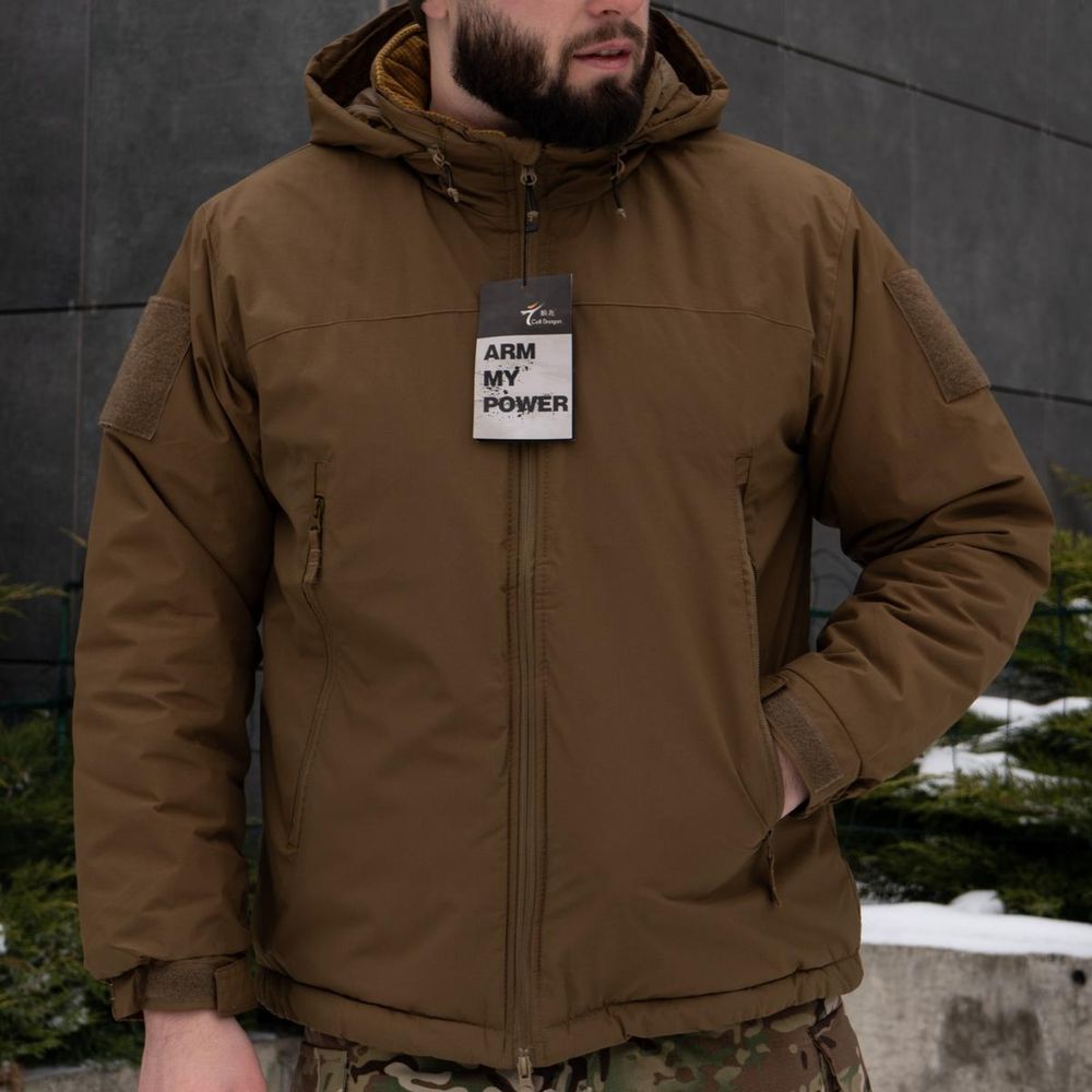 Тактическая зимняя куртка Call Dragon 1.0 Coyote Level 7 6729 фото