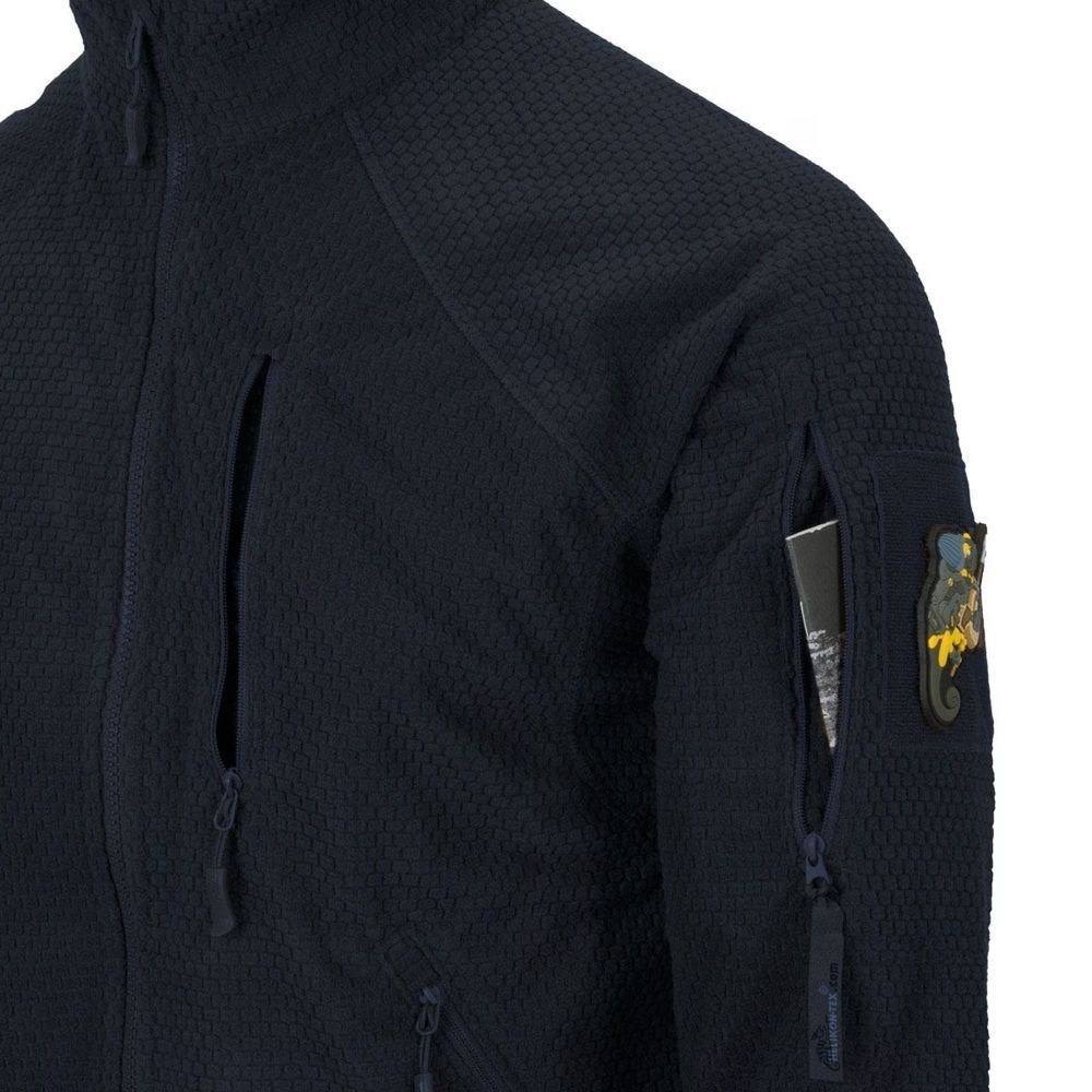 Флисовая кофта Helikon-Tex Alpha Tactical Jacket Navy Blue 646 фото