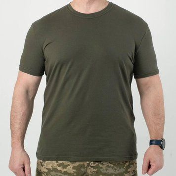 Футболка Стрейч котон Military Olive 4582 фото