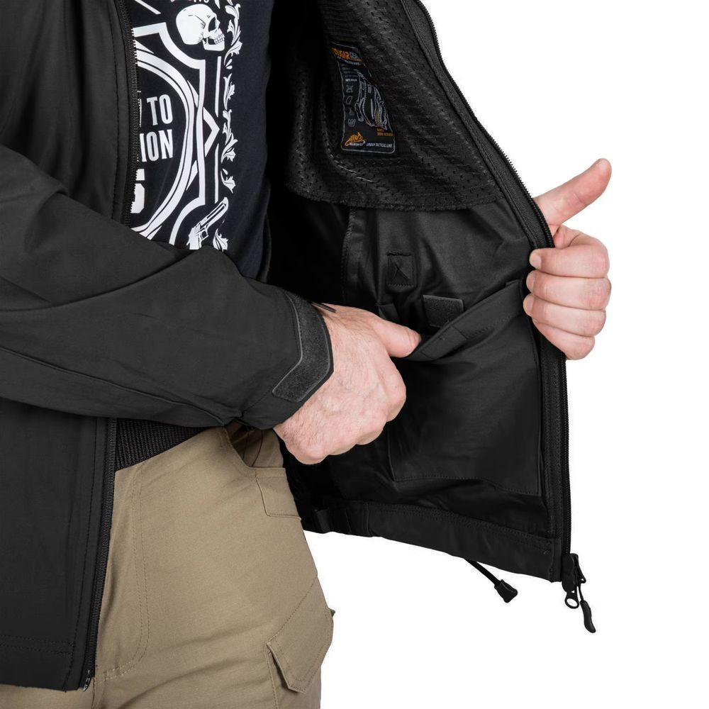 Куртка Helikon Cougar Softshell Windblocker QSA HID - Black 2850 фото