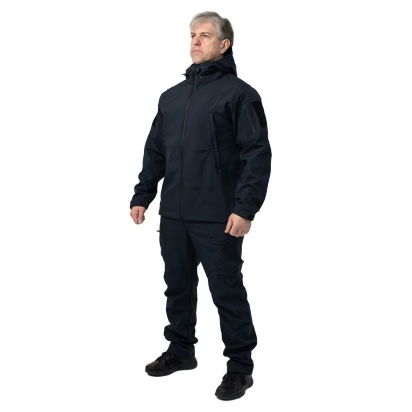 Тактичний костюм Soft Shell Military Синій для ДСНС 1311 фото
