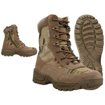 Черевики Mil-Tec Teesar Tactical One Zip - MultiCam 2973 фото