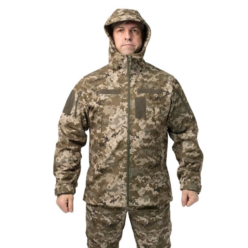 Тактичний костюм Soft Shell Military Pixel 1305 фото