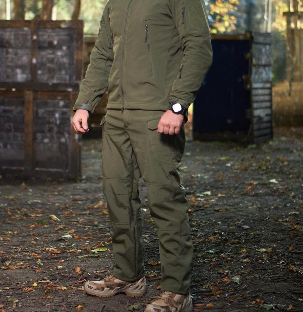 Тактичний костюм Soft Shell Esdy Olive 1273 фото