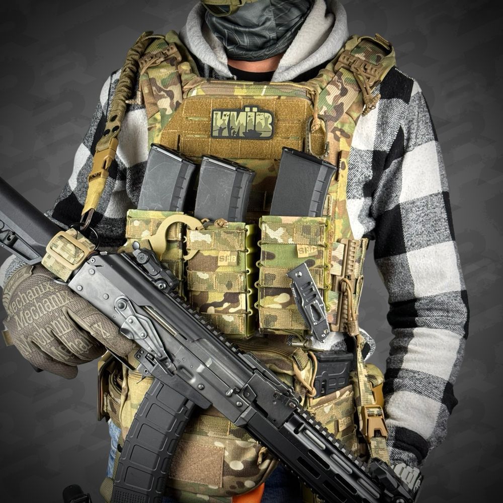 Комплект одноточкового плечового ременя з кріпленням до плитоноски RAGNAROK "THOR" Pixel 4464 фото