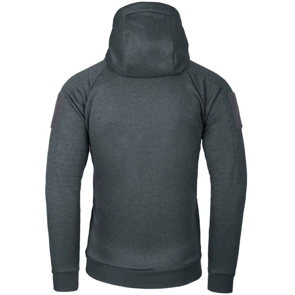 Кофта Helikon-Tex Urban Hoodie - Fullzip - Melange Black-Grey 1115 фото