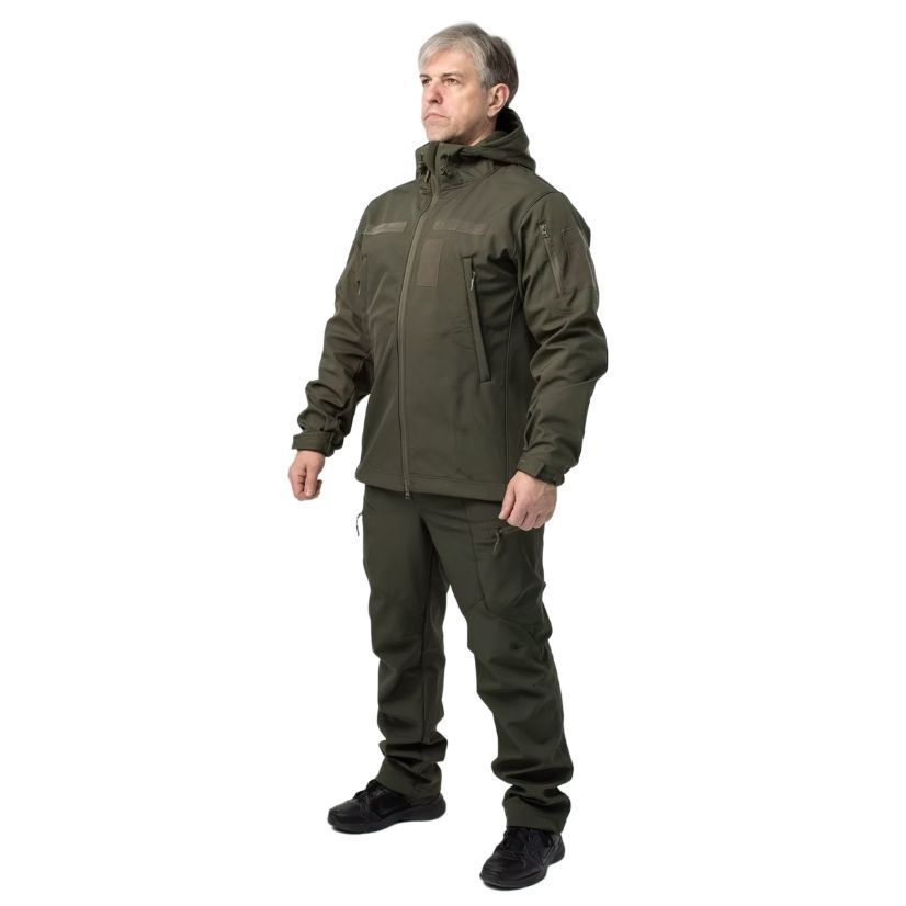 Тактичний костюм Soft Shell Military Olive 1299 фото