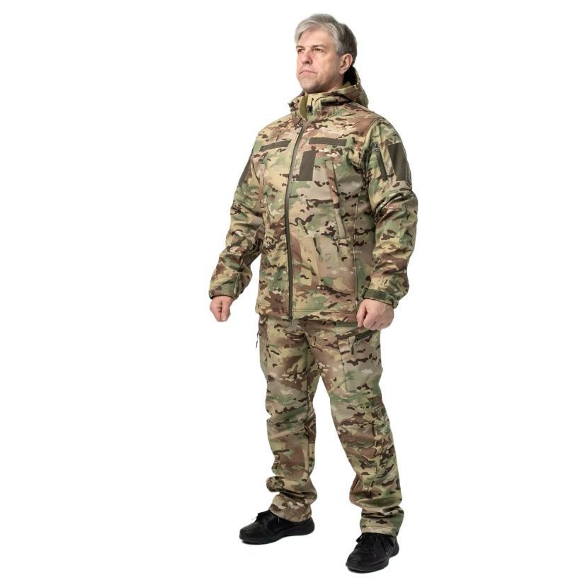 Тактичний костюм Soft Shell Military Multicam 1293 фото