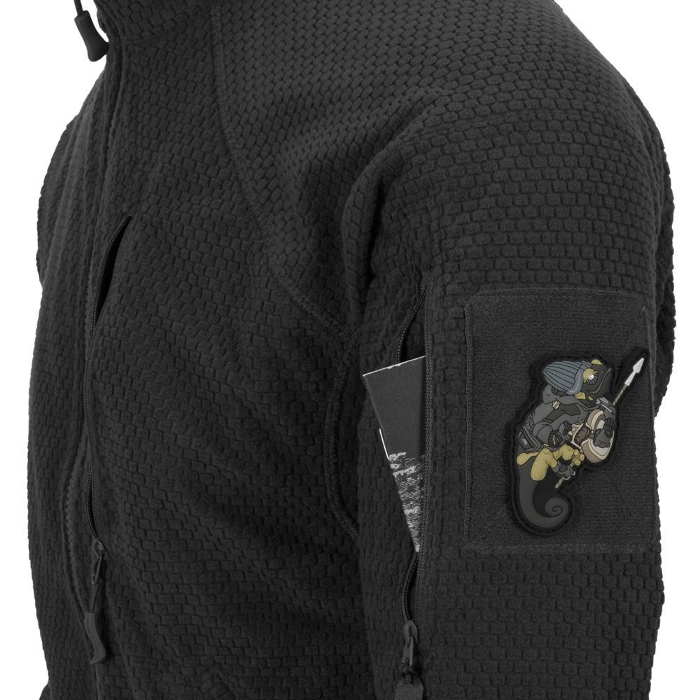 Флісова кофта Helikon-Tex Alpha Tactical Jacket Black 623 фото