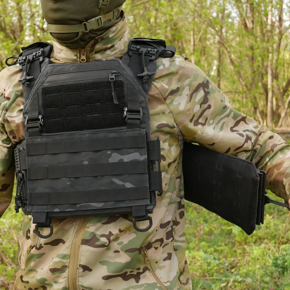 Плитоноска Gen 3 із системою швидкого скидання Black Multicam 2039 фото