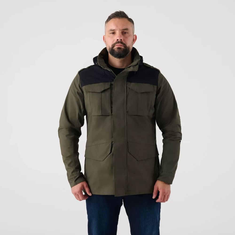 Куртка Helikon M65 Covert - Taiga Green / Black 7246 фото