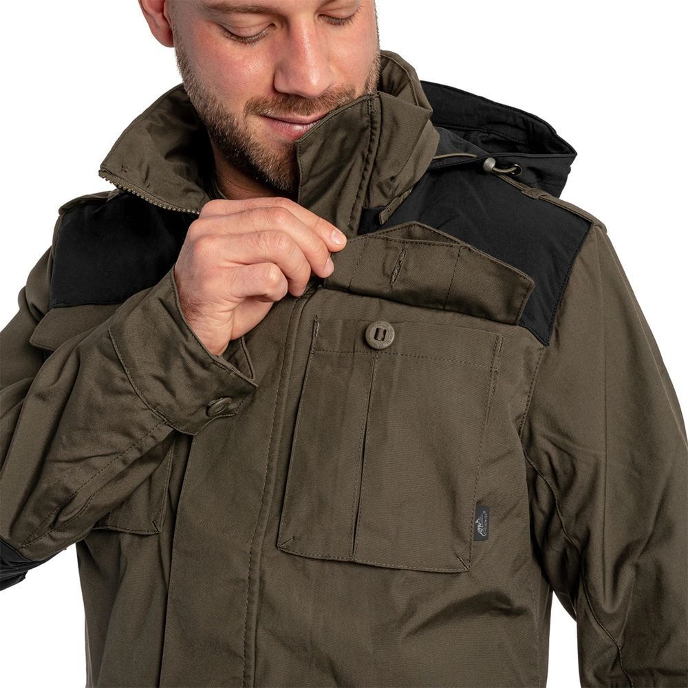Куртка Helikon M65 Covert - Taiga Green / Black 7246 фото