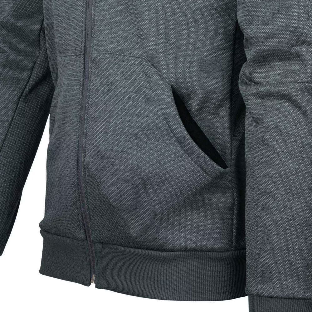 Кофта Helikon-Tex Urban Hoodie - Fullzip - Melange Black-Grey 1120 фото