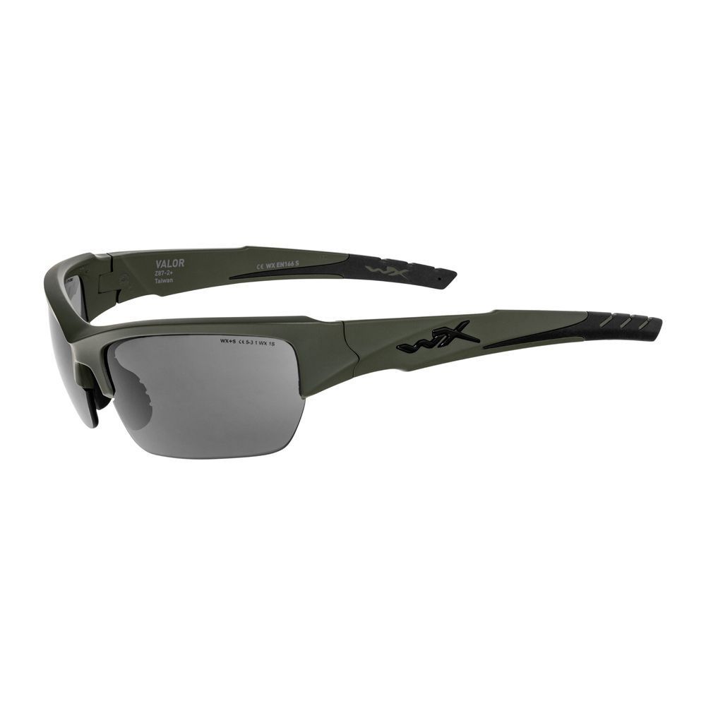 Окуляри балістичні Wiley X WX Valor 2.5. 3 лінзи (Grey/Clear/Light Rust) Tan 9300009 фото