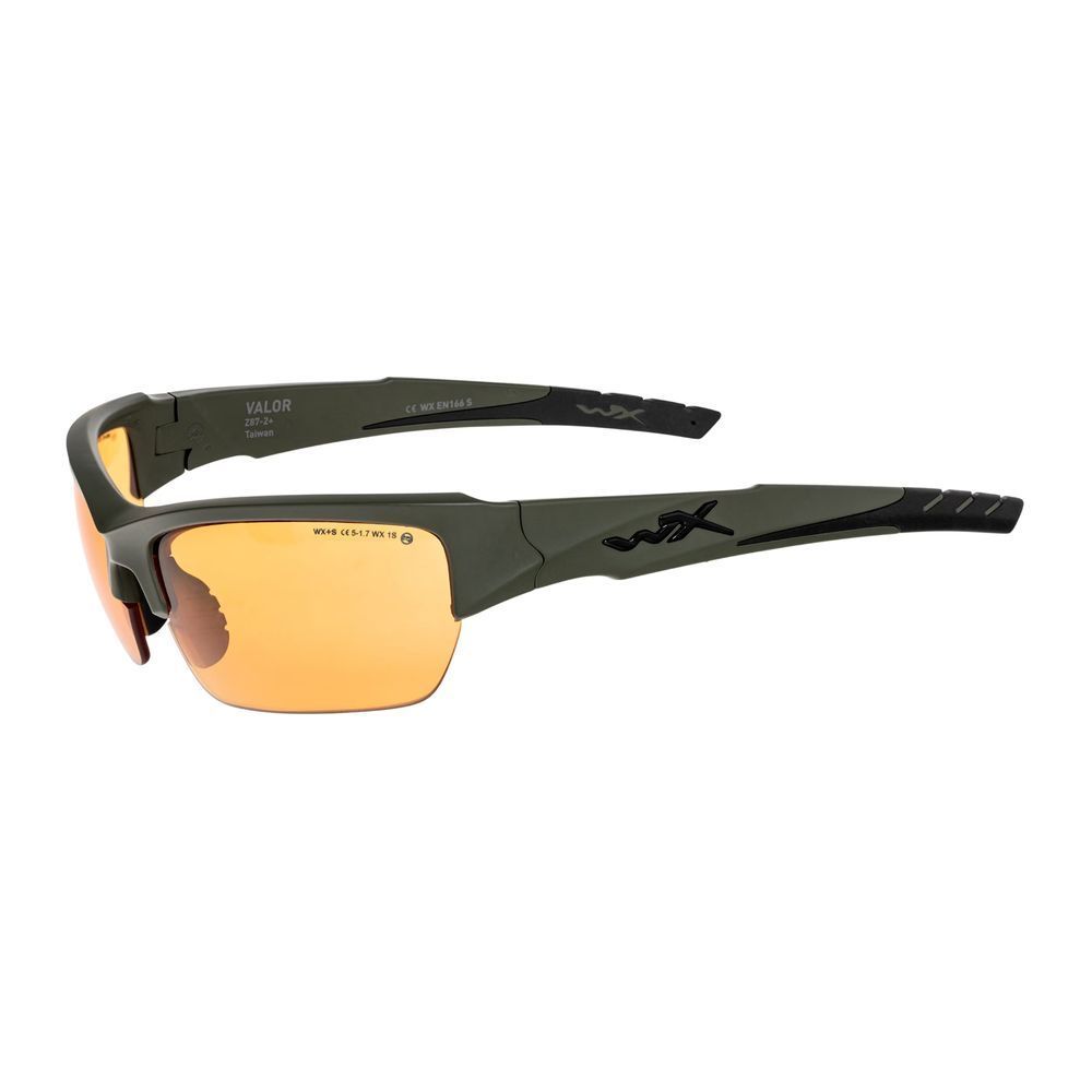 Окуляри балістичні Wiley X WX Valor 2.5. 3 лінзи (Grey/Clear/Light Rust) Tan 9300009 фото