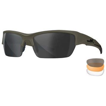 Окуляри балістичні Wiley X WX Valor 2.5. 3 лінзи (Grey/Clear/Light Rust) Tan 9300009 фото