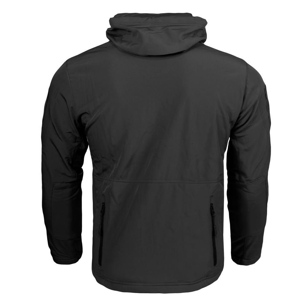 Тактична куртка бренду ESDY SoftShell Black 147 фото