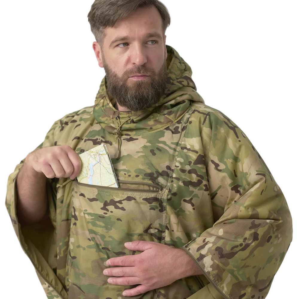 Пончо Helikon Swagman Roll Climashield Apex MultiCam Black 6189 фото