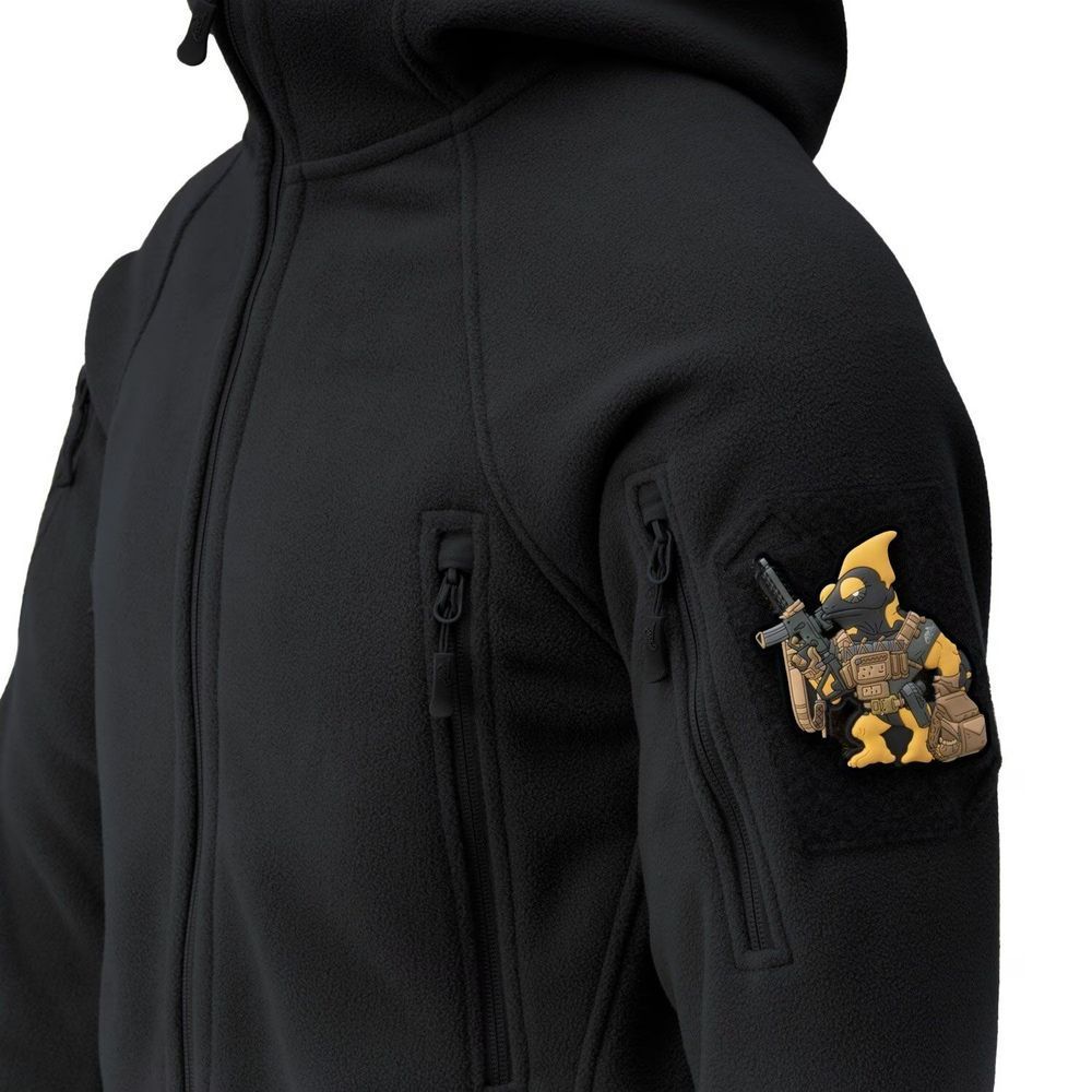 Флісова кофта Helikon Patriot Mk2 Hybrid Black 2518 фото