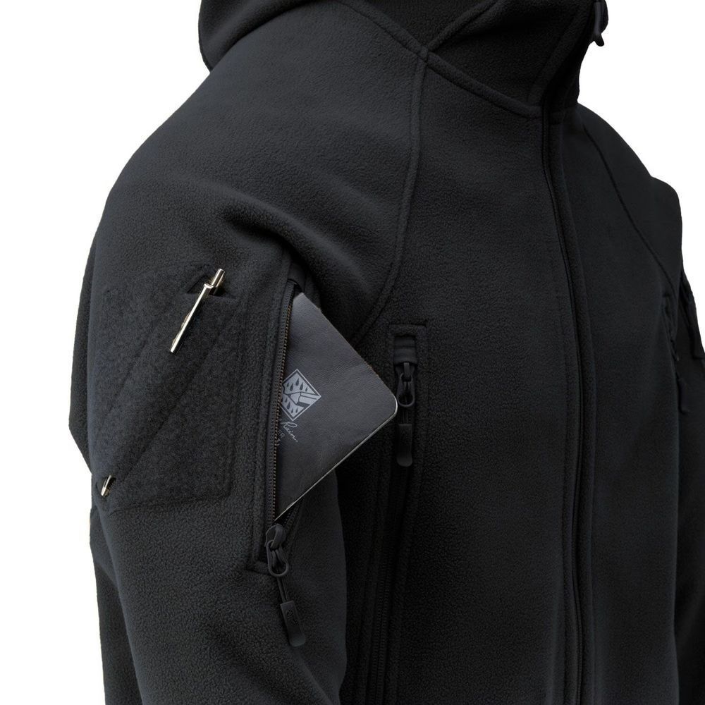 Флісова кофта Helikon Patriot Mk2 Hybrid Black 2518 фото