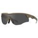 Окуляри балістичні Wiley X Rogue Comm. 3 лінзи (Grey/Clear/Rust) Tan 9300003 фото 2