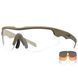 Окуляри балістичні Wiley X Rogue Comm. 3 лінзи (Grey/Clear/Rust) Tan 9300003 фото 1